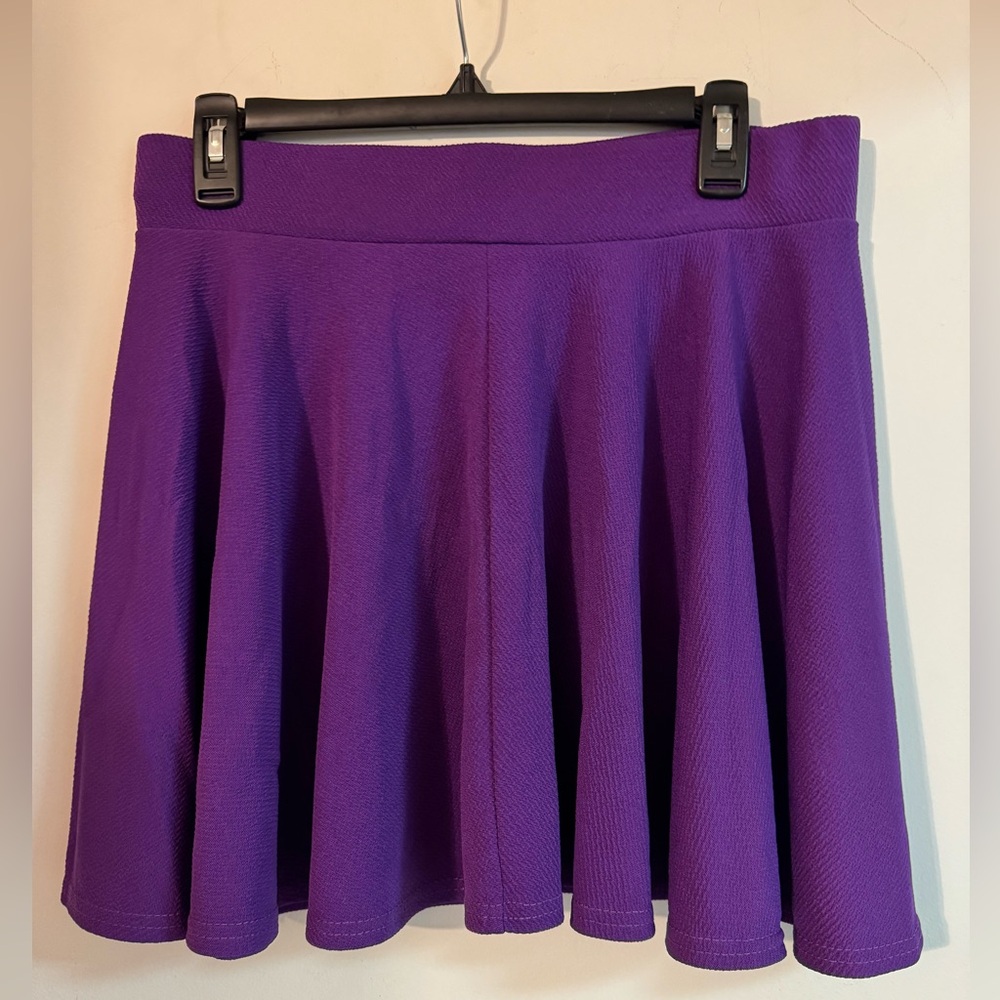 Purple Mini Skirt